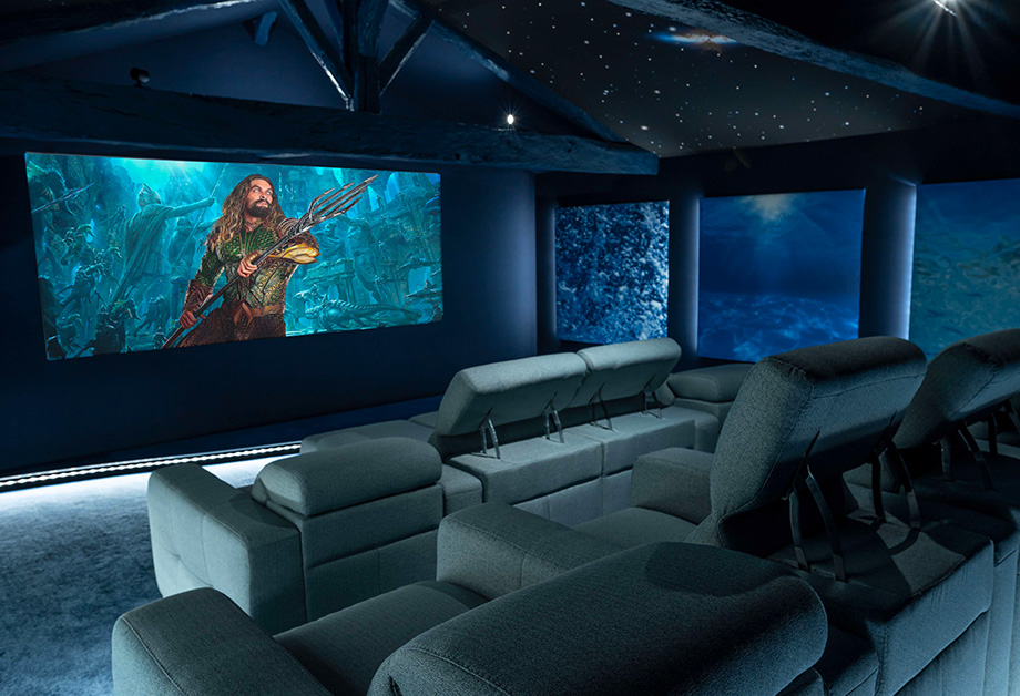 Création de salles de cinéma ICE et IMAX à la maison